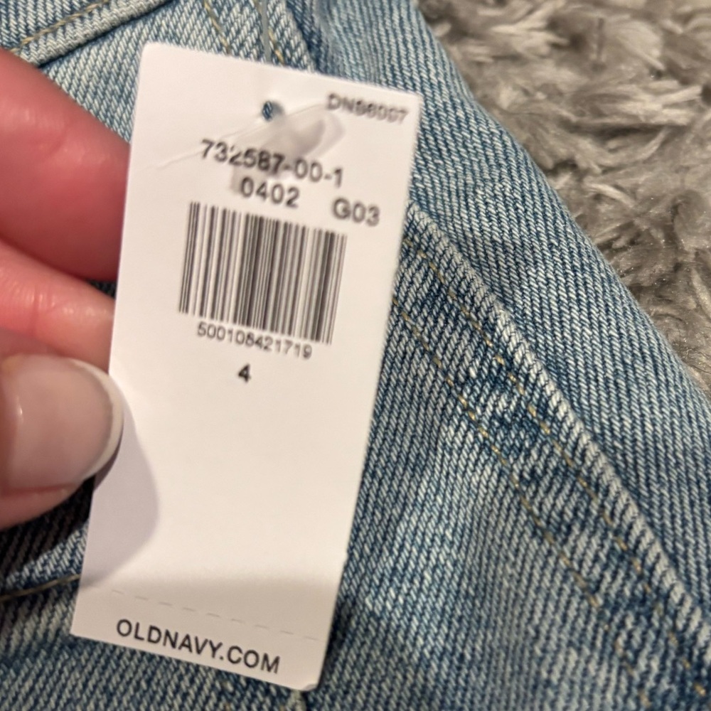 Women's LOFT Blue Wide-Leg Denim Jeans - Size 4 NWT - Picture 6 of 7